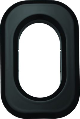 Kuryakyn Antenna Hole Accent in Black for Harley Davidson Touring Models