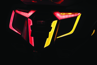 Kuryakyn Omni LED Rear Fender Cover for Honda Gold Wing GL1800 (2018-2020) in Satin Black