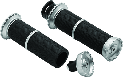 Kuryakyn Riot Grips for Indian Scout - Silver (Part #3588)