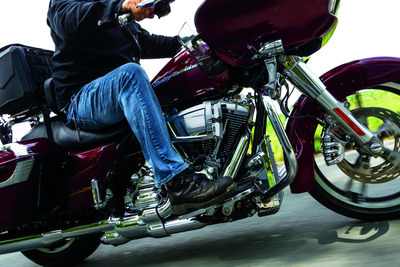 Kuryakyn Extended Brake Pedal for 2014-2018 Harley Davidson Touring Models without Fairings, Chrome Part 9670