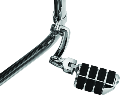 Kuryakyn Longhorn Offset Dually ISO Peg with 1-1/2 Inch Clamp - Chrome