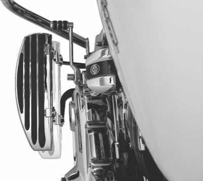 Kuryakyn Floorboard Relocator Brackets for 2017-2018 Harley Davidson Touring Models - Chrome (Part #4609)
