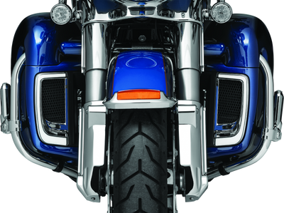 Kuryakyn Tracer Lower Fairing Grill Chrome for Harley Davidson Touring Models (Part #5063)