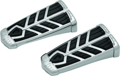 Kuryakyn Spear Footpegs Without Adapter in Chrome – Stylish and Comfortable for Harley-Davidson