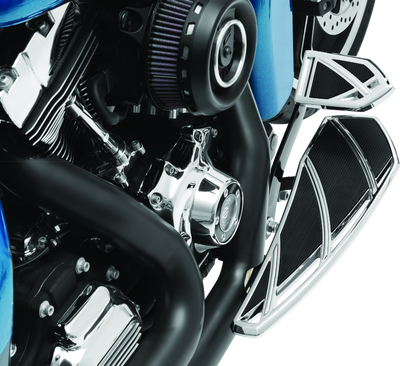 Kuryakyn Phantom Brake Pedal Pad for Harley Davidson FL Touring Models – Chrome Finish