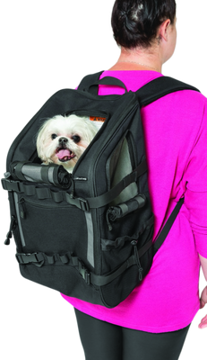 Kuryakyn Pet Palace Ruff-Pack - Pet Backpack Carrier for Adventure Travel up to 15 lbs