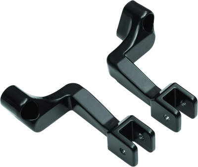 Kuryakyn Passenger Peg Mounts for Indian Motorcycle Models - Gloss Black