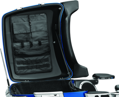 Kuryakyn Lid Organizer for Tour-Pak Black – Enhanced Storage Solution with Secure Mounting