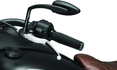 Kuryakyn Thresher Grips for 2018-2019 Indian Chief, Chieftain, Springfield Models – Black