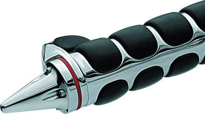 Kuryakyn Stiletto End Caps Chrome - Enhances PowerSports Handlebar Appearance and Function