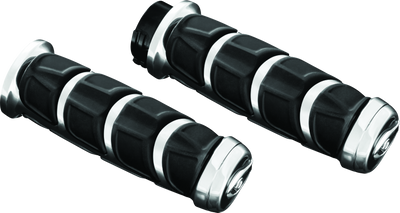 Kuryakyn Kinetic Grips Metric Chrome for Kawasaki and Yamaha Motorcycles