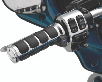 Kuryakyn Heated ISO Grips Dual Cable Chrome – Keep Your Hands Warm with Adjustable Heating for Harley-Davidson and Powersports Vehicles