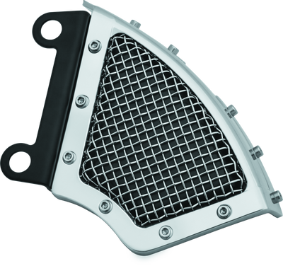 Kuryakyn Mesh Front Caliper Covers Chrome for Harley Davidson Softail Models