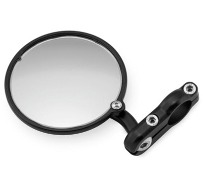 CRG Hindsight 3-Inch Round Bar-End Mirror for Left Side - Black by CRG Constructors Part HS-100-L