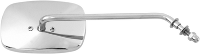 EMGO Long Stem Right Side View Mirror - Plain Face Rectangle - Screw-In - Part 20-21711