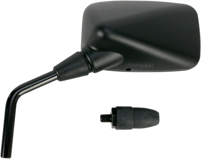EMGO Side View Mirror - Rectangle Black Left 20-43022