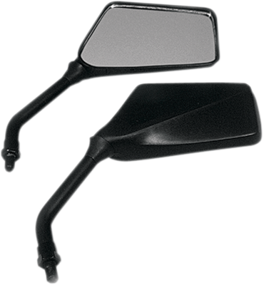 EMGO Trimline Side View Mirror - Rectangle Black M10 x 1.25 (Left Hand) 20-97120