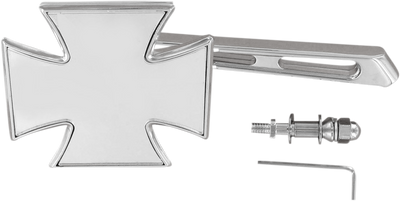 DRAG SPECIALTIES Maltese Style Side View Mirror - Chrome Finish with Air-Glide Stem, Part Number 60-6009-BC