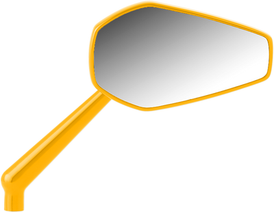 Arlen Ness Mini/Stocker Side View Mirror - Hexagon Gold - Right, Part No. 13-154