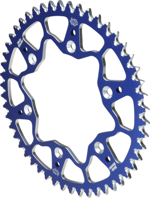 MOTO-MASTER 7075 Aluminum Rear Sprocket - 46 Tooth - Blue for Gas Gas, Husqvarna, KTM - Part 620082446