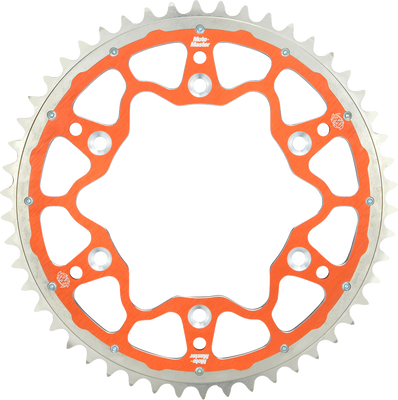 MOTO-MASTER Fusion Series Dual Ring Rear Sprocket 47 Tooth - Orange for Gas Gas, Husqvarna, KTM (Part #620083547)