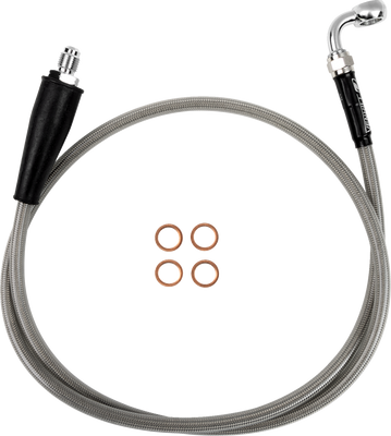 MOOSE OFFROAD Stainless Steel Braided Clutch Line for KTM K01-3-001/P