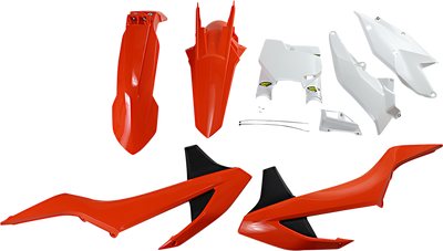 CYCRA 5 Piece Replica Body Kit for KTM - OEM '18 Orange/White/Black | Part Number 1CYC-9417-00