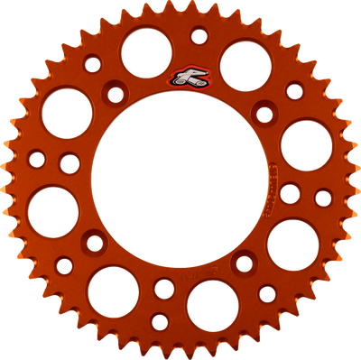 Renthal 518U-420-48GPOR Rear Sprocket - Aluminum, 48 Tooth - Orange for KTM