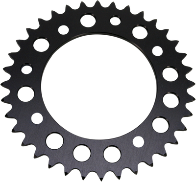 RENTHAL 36-Tooth Aluminum Rear Sprocket for Gas Gas, Husqvarna, KTM - Model 491-415-36P-BK
