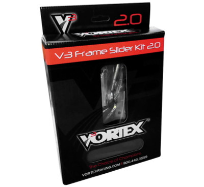 Vortex Racing V3 2.0 Frame Slider Kit for KTM - Enhanced Protection and Durable Aluminum Construction