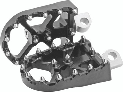 FLO Motorsports BMX Style Foot Pegs Black - Part Number FPEG-800V3BLK