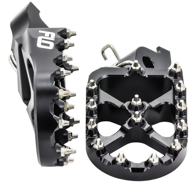 FLO Motorsports Flo Foot Peg Hon Black (Part No. FPEG-798BLK)