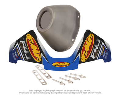 FMF Racing RCT Titanium Replacement End Cap Kit for Powersports Exhaust Systems