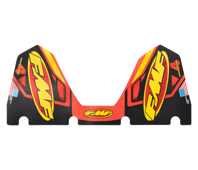 FMF Racing Powercore4 Aluminum Patriotic Decal Replacement for Powersports Exhaust Systems