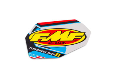FMF Racing 2-Stroke S/A Turbinecore Q Decal Replacement for Powersports Exhausts
