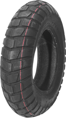 DURO HF903 Scooter Tire 130/70-12 58J - Front/Rear, Durable and Stylish Tread Design