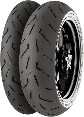 Continental ContiSportAttack 4 Front Motorcycle Tire 120/70ZR17 (58W) - Superior Wet Handling and Traction