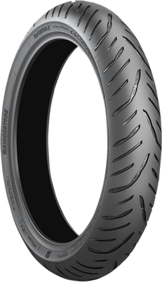 Bridgestone Battlax Sport Touring T32 Front Tire 110/80ZR18 for Enhanced Wet Weather Performance