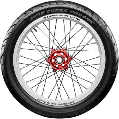 AVON Cobra Chrome AV91 Front Tire - 130/70R18 63H for Power Cruisers and Touring Motorcycles