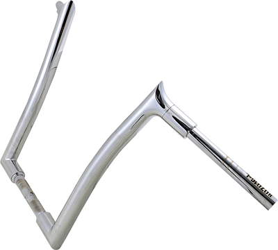 FAT BAGGERS INC. 1-1/2" EZ Install Pointed Top Handlebar - 16" Chrome (Part 807016)