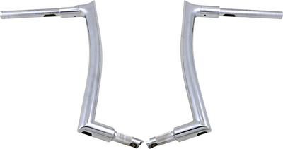 FAT BAGGERS INC. 1-1/2" EZ Install Pointed Top Handlebar - 16" Chrome (Part 807016)