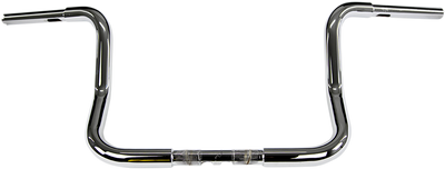 FAT BAGGERS INC. 1-1/4 inch EZ Install Round Top Handlebar - 12 inch Chrome 903012