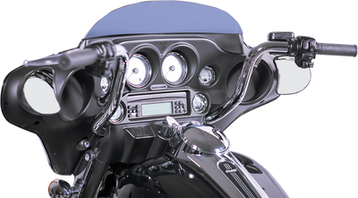 FAT BAGGERS INC. 1-1/4 inch EZ Install Round Top Handlebar - 12 inch Chrome 903012