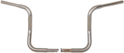 FAT BAGGERS INC. 1-1/4 inch EZ Install Round Top Handlebar - 12 inch Chrome 903012