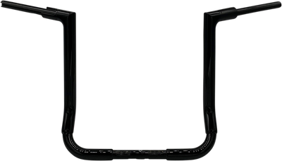 FAT BAGGERS INC. 1-1/2" EZ Install Flat Top Handlebar - 16" Black (Part #615016-B)