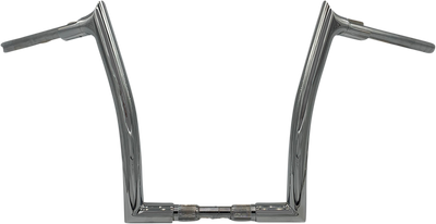 FAT BAGGERS INC. 1-1/2" EZ Install Pointed Top Handlebar - 14" Chrome (Part #808014)