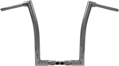 FAT BAGGERS INC. 1-1/2" EZ Install Flat Top Handlebar – 16 Inch Chrome, Part 606016