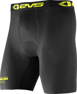 EVS TUGBOTMBOX-BK-S Moto Boxers Black Small with Moisture-Wicking Microfiber Liner