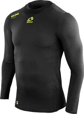 EVS Long Sleeve Tug Shirt Black XL – Breathable Moisture-Wicking Racing Top