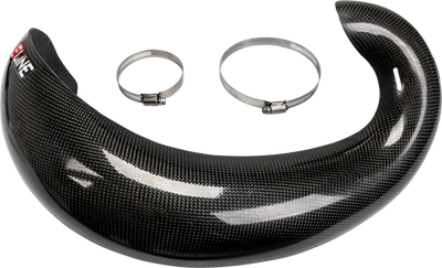 E-Line Accessories Carbon Fiber Pipe Guards for Honda, Kawasaki, KTM, Yamaha - Part HPG006
